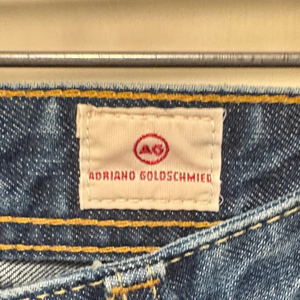 AG Adriano Goldschmied Dark Blue Protege Fit Development Straight Jeans 32 NWOT